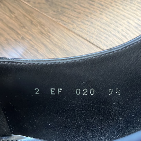 Prada Brushed Leather Oxford Shoes - Black - Picture 10 of 12